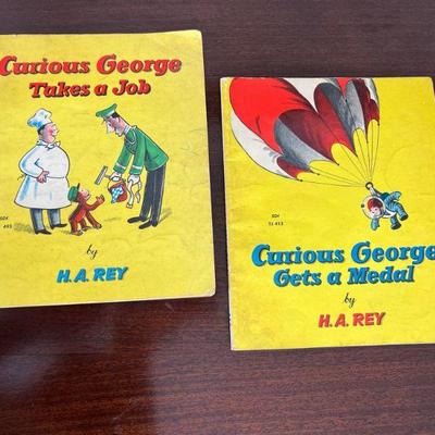 1940s-50s Curious George Books Including 1st Printing Softcover