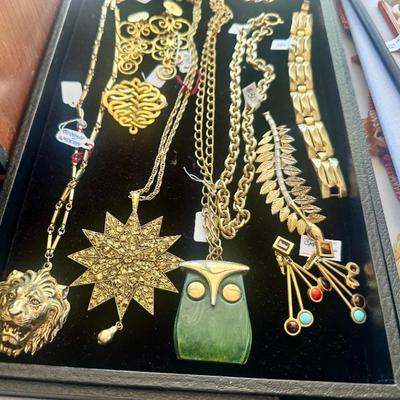 Small example of vintage MCM jewelry..lots more not shown 
