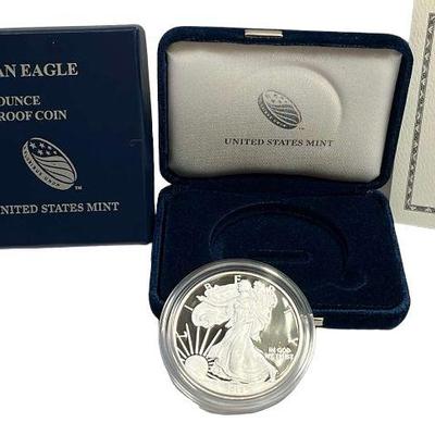 2012 Silver American Eagle Dollar Proof Coin & Uncirculated Mint W/COA 1oz .999

