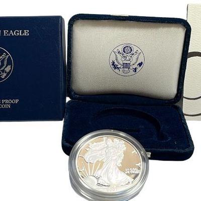2007 Silver American Eagle Dollar Proof Coin & Uncirculated Mint W/COA 1oz .999
