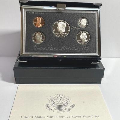 U.S Mint S Premier 1996 Mint Silver Coin Proof Set
