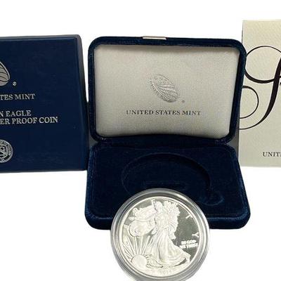 2014 Silver American Eagle Dollar Proof Coin & Uncirculated Mint W/COA 1oz .999
