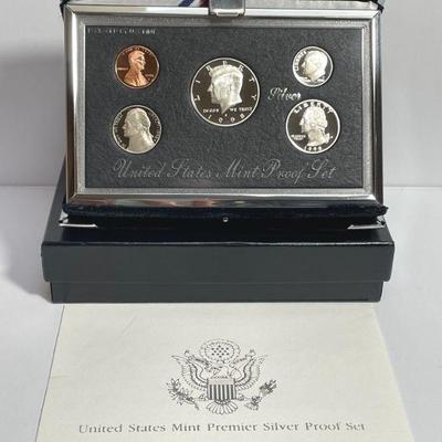 U.S Mint S Premier 1998 Mint Silver Coin Proof Set
