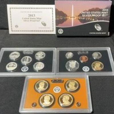 2013 United States Mint Silver Proof Set * Uncirculated Coins
