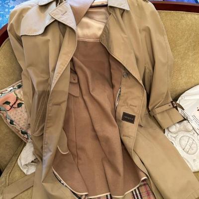 Vintage (lie-new) Burberry plaid trench coat by  i magna 