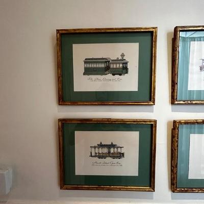 Cable car and street car prints 