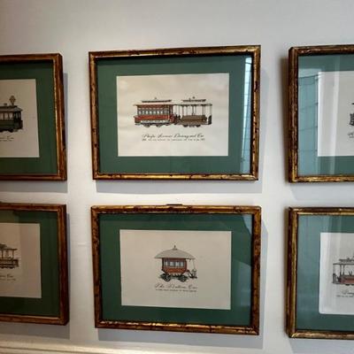 Cable car and street car prints 