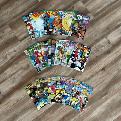 Vintage Marvel Comics – Excalibur– 18 Comics!