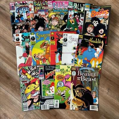 Various Vintage Marvel Comics – Bill & Ted & More –14 Comics