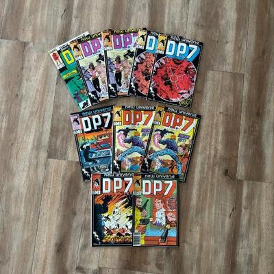 Vintage Marvel Comics – D.P.7 – 10 Comics!