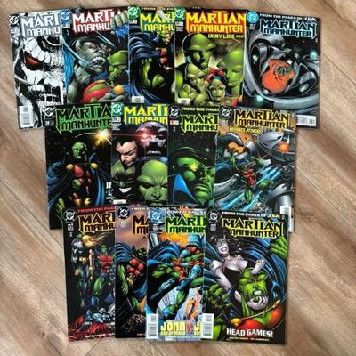 Vintage DC Comics – Martian Manhunter – 13 Comics!