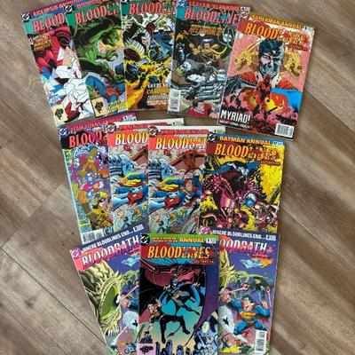 Vintage DC Comics – Bloodlines/Bloodbath– 12 Comics!