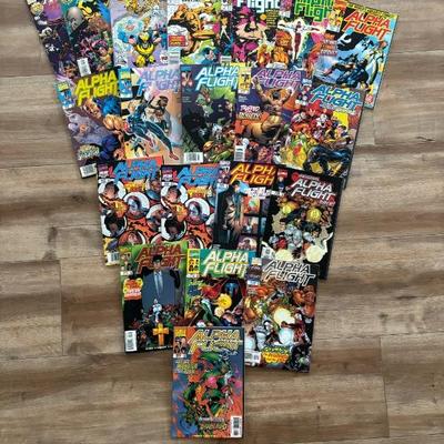 Various Vintage Marvel Comics – Alpha Flight –20 Comics!