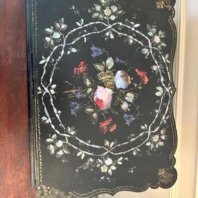 Cover to antique lap desk