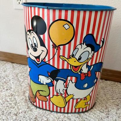 Mickey & Donald trash can