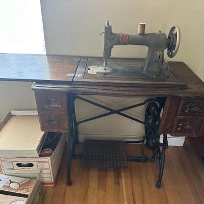 Vintage Sewing machines & cabinets