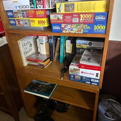 Bookshelves of Games & puzzles