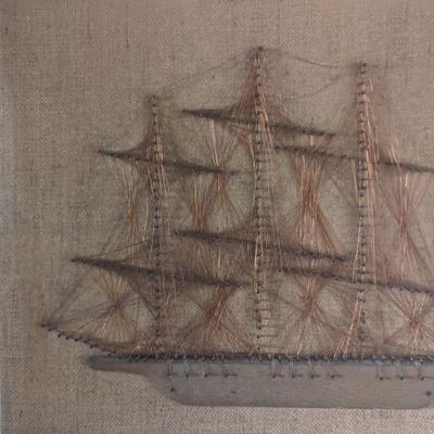 $50 - Wire Art of a Pirate Ship