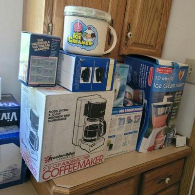 Many small appliances; New In Box 
