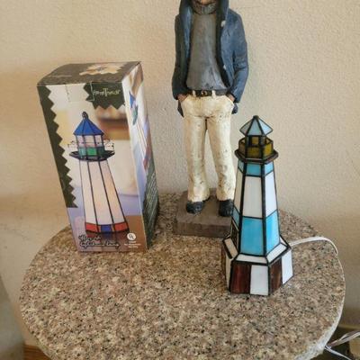 A Captain, and his lighthouse (M. Garmin)