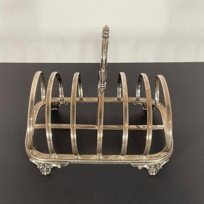 Late 19th C Sterling Silver toast Holder