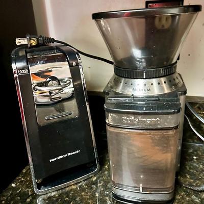 Hamilton Beach can opener & Cuisinart coffee grinder