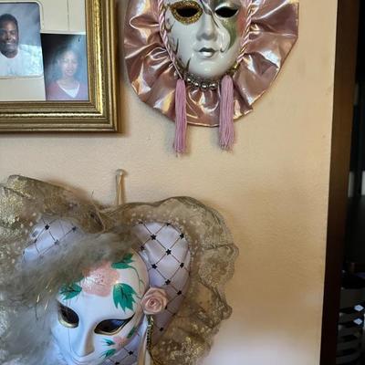 Vintage Seizan Ceramic Masks