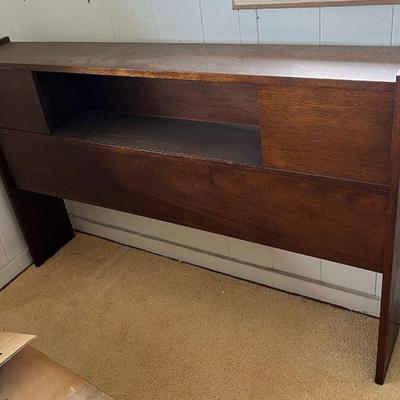 ABS235 Vintage Wooden Headboard With Storage Space