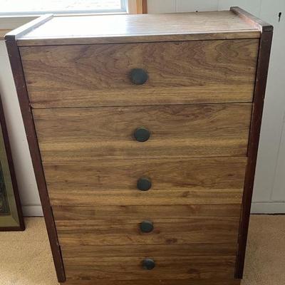 ABS237 Brown Pressed Wood Dresser