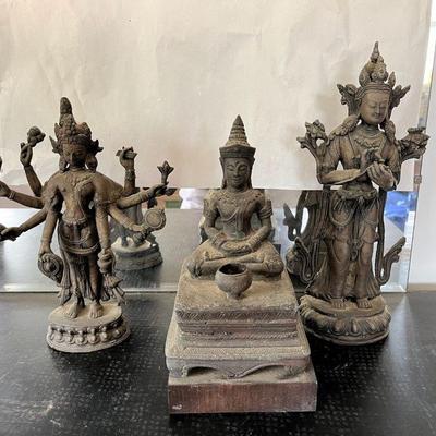 ABS215 Asian Metal Figurines