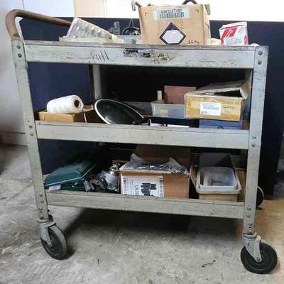 ABS217 - 3-Tier Steel Tool Cart