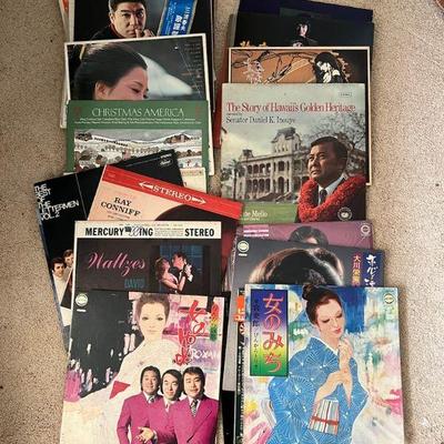 ABS108 -Assorted Vintage Japanese & English Vinyl Records 