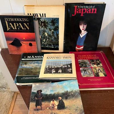 ABS331- Assorted Vintage Hardback Hawaiian & Japanese Books