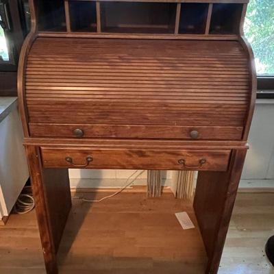 ABS038- Wooden Vintage Secretary Desk