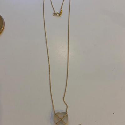 Tiffany necklace eith hesrt