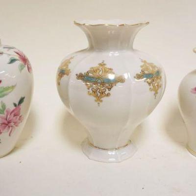 1171	LENOX 3 PIECE GROUP OF VASES, LARGEST APPROXIMATELY 7 1/4 IN
