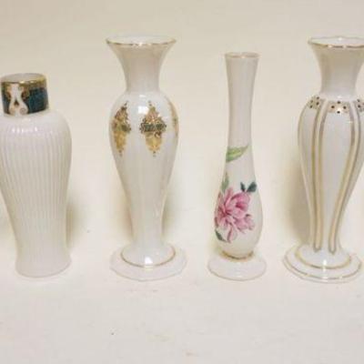 1172	LENOX 6 PIECE GROUP OF BUD VASES, LARGEST APPROXIMATELY 8 IN
