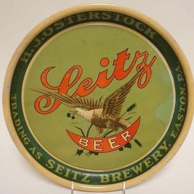 1089	ANTIQUE BEER TRAY, SEITZ BEER EASTON PA, APPROXIMATELY 13 IN
