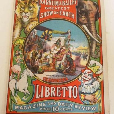 1105	BARNUM & BAILEY CIRCUS PROGRAM 1912
