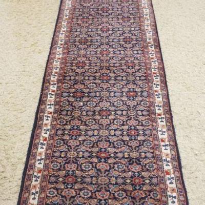 1207	PERSIAN WOOL RUNNER, APPROXIMATELY 12 FT X 3 FT
