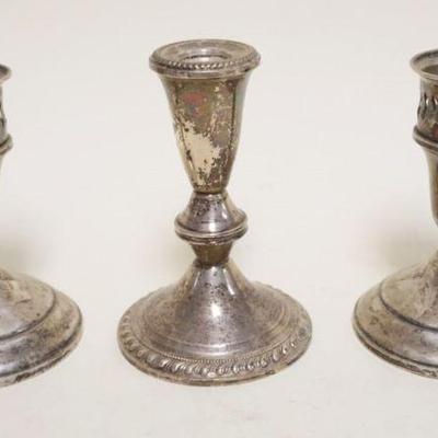 1189	STERLING WEIGHTED CANDLESTICKS
