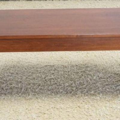 1224	ETHAN ALLEN COUNTRY MAPLE BENCH, APPROXIMATELY 15 IN X 48 IN X 18 IN
