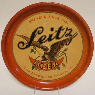 1088	ANTIQUE BEER TRAY, SEITZ BEER EASTON PA, APPROXIMATELY 13 1/4 IN
