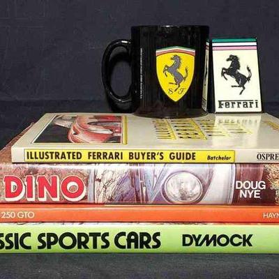 Ferrari Collection * 2-1st Edition Books * Mug * Magnet
