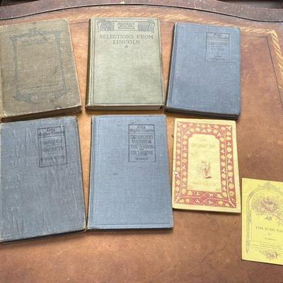 Collection Of Antique Books 