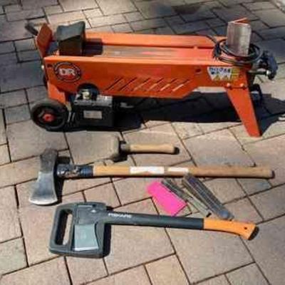 DR Electric Over Hydraulic Wood Splitter * Tested And Working* Wood Splitting Tools
