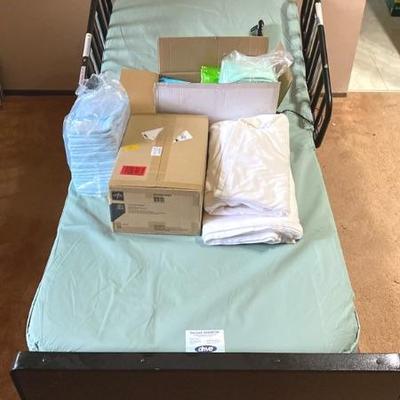 Hospital bed with extras