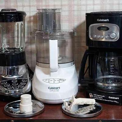 Cuisinart Collection * 12 C Programmable Coffee Maker * Food Processor * Blender

