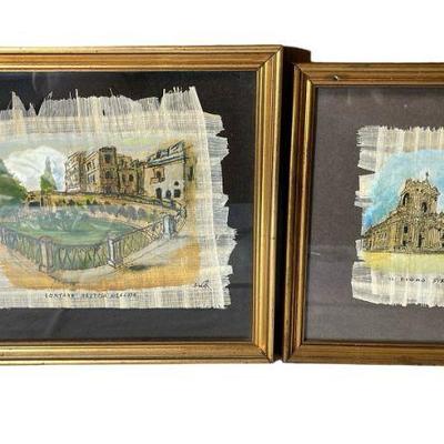 Handpainted Paper Made Art Syracuse * Rarest And Most Esteemed Relic Of Ancient Civilizations
