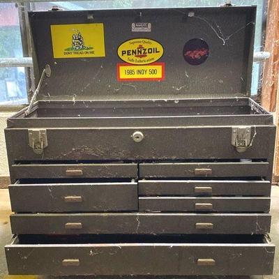 Kennedy Kits Toolbox * Style 520 Includes A Few Tools * Files
